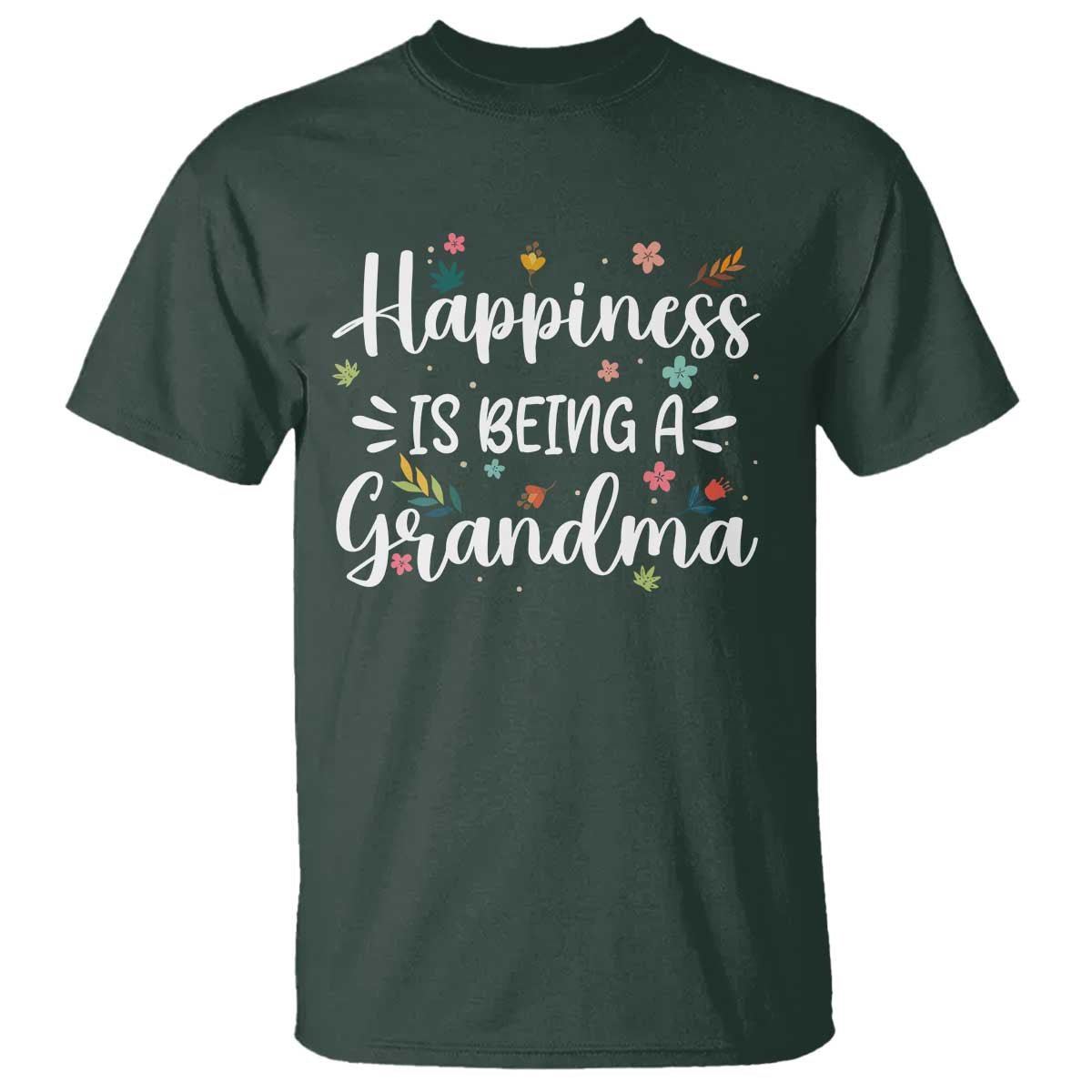 New Grandma T Shirt Happiness is Being a Grandma Grandmother