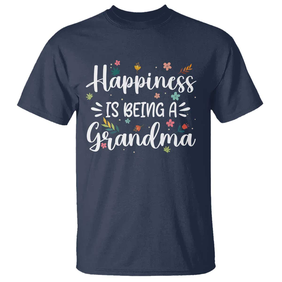 New Grandma T Shirt Happiness is Being a Grandma Grandmother
