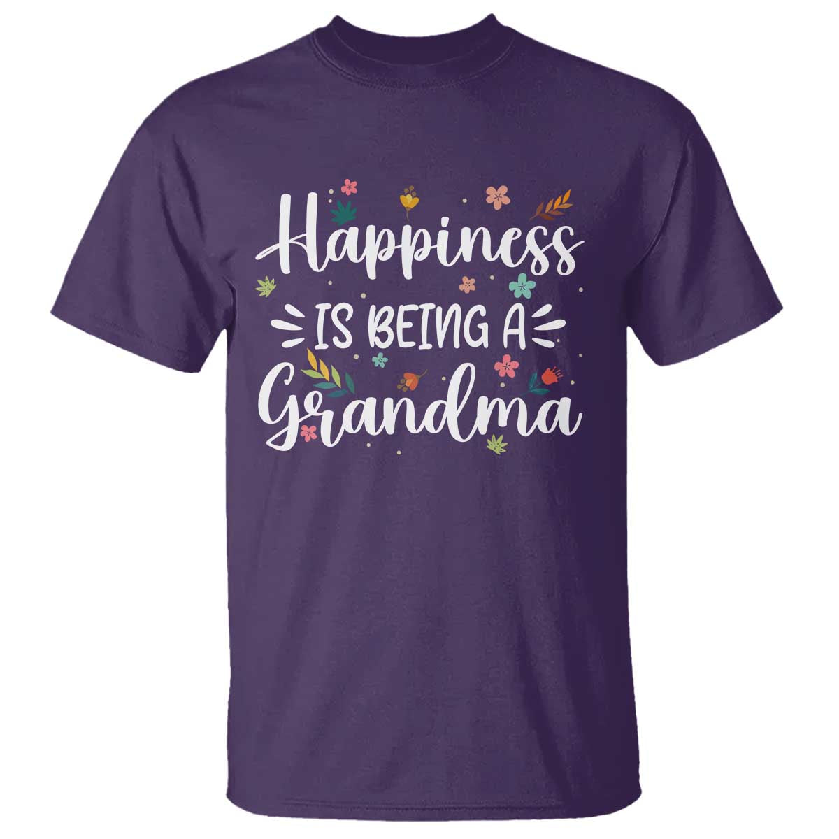 New Grandma T Shirt Happiness is Being a Grandma Grandmother
