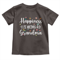 New Grandma Toddler T Shirt Happiness is Being a Grandma Grandmother