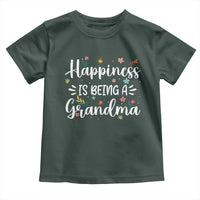 New Grandma Toddler T Shirt Happiness is Being a Grandma Grandmother