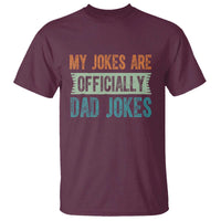 My Jokes Are Officially Dad Jokes T Shirt Funny New Dad First Fathers Day