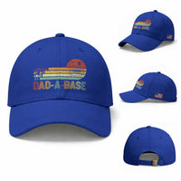 Funny Dad Jokes In A Dad-a-base Baseball Cap Retro Vintage Fathers Day