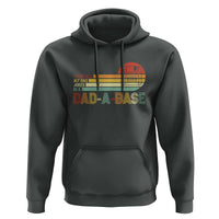 Funny Dad Jokes In A Dad-a-base Hoodie Retro Vintage Fathers Day