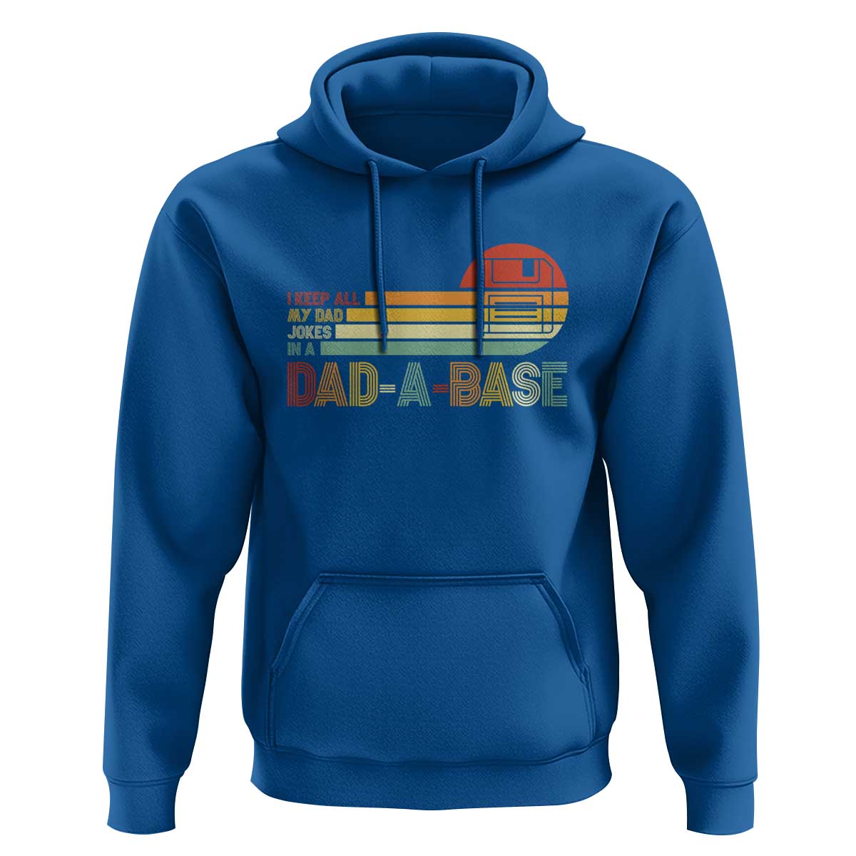 Funny Dad Jokes In A Dad-a-base Hoodie Retro Vintage Fathers Day