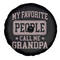 My Favorite People Call Me Grandpa Spare Tire Cover Retro Father's Day Grandpa Gift