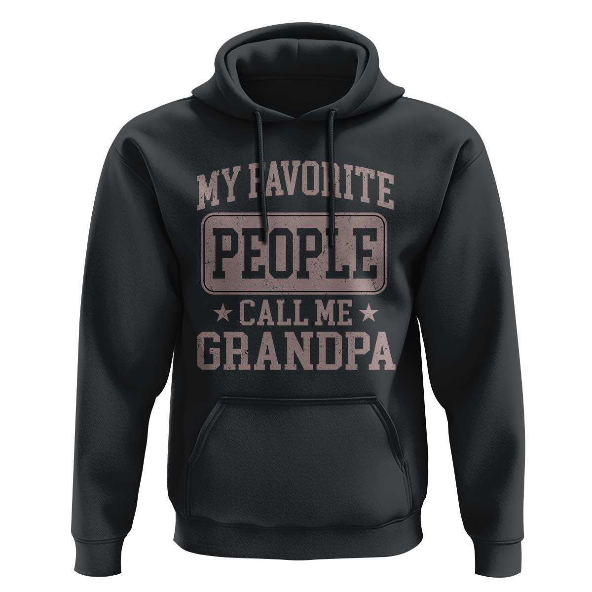 My Favorite People Call Me Grandpa Hoodie Retro Father's Day Grandpa Gift