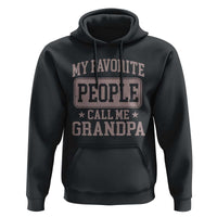 My Favorite People Call Me Grandpa Hoodie Retro Father's Day Grandpa Gift