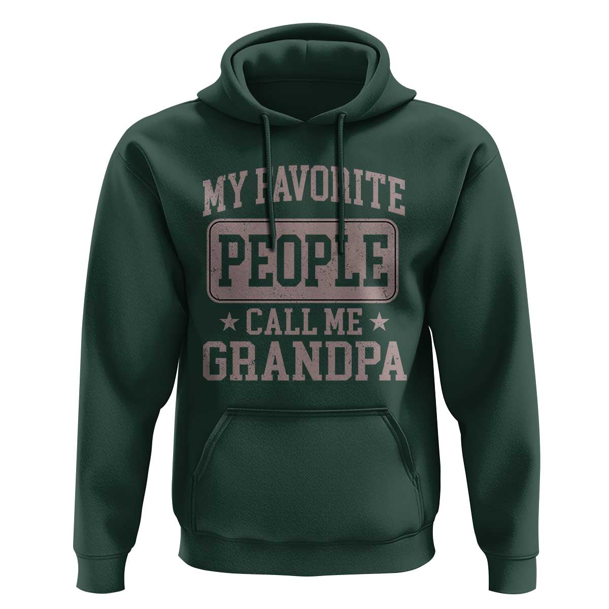 My Favorite People Call Me Grandpa Hoodie Retro Father's Day Grandpa Gift