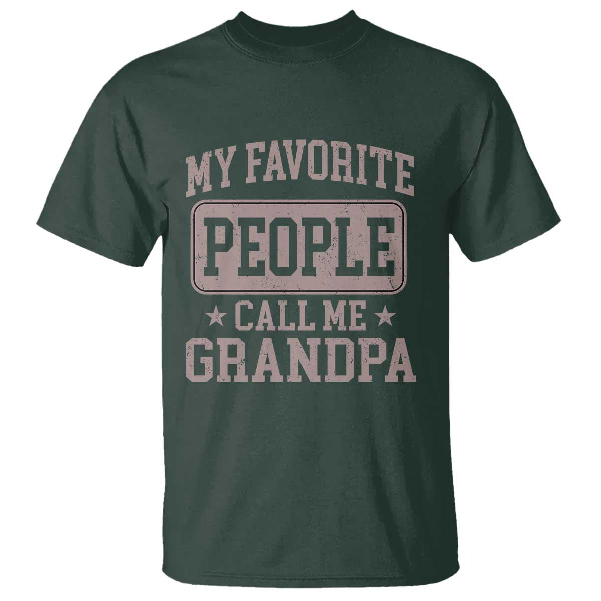 My Favorite People Call Me Grandpa T Shirt Retro Father's Day Grandpa Gift