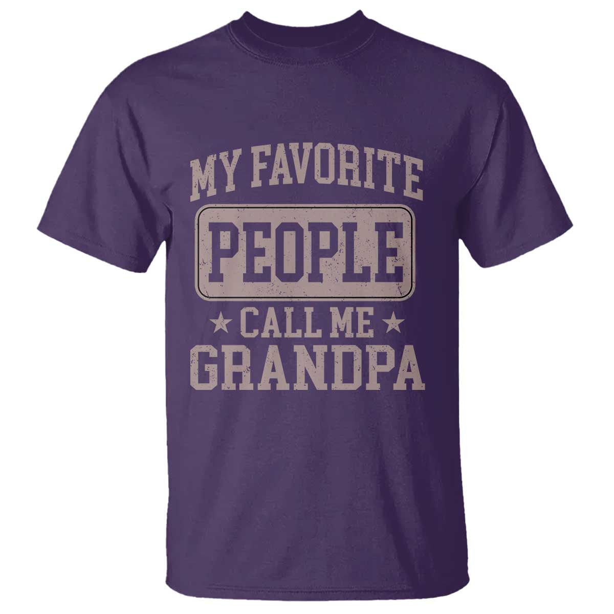 My Favorite People Call Me Grandpa T Shirt Retro Father's Day Grandpa Gift