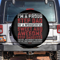 Funny Stepdad Spare Tire Cover Step Daughter Bonus Step Dad Fathers Day