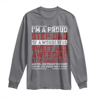 Funny Stepdad Long Sleeve Shirt Step Daughter Bonus Step Dad Fathers Day