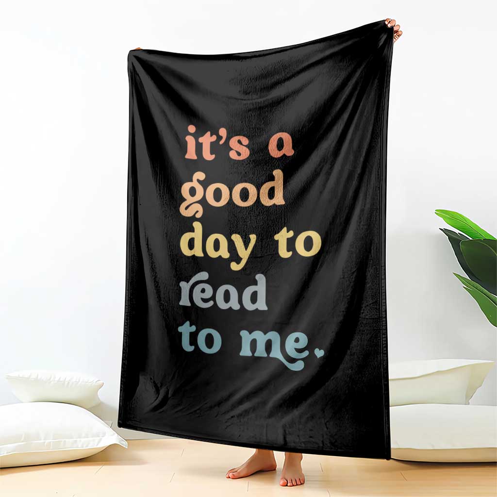 Read To Me Throw Blanket Sassy Baby Shower Bookish Little Reader - Wonder Print Shop