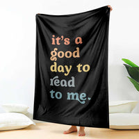 Read To Me Throw Blanket Sassy Baby Shower Bookish Little Reader - Wonder Print Shop