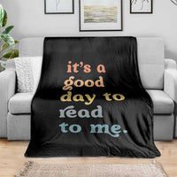 Read To Me Throw Blanket Sassy Baby Shower Bookish Little Reader - Wonder Print Shop