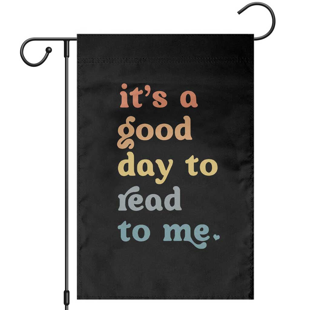 Read To Me Garden Flag Sassy Baby Shower Bookish Little Reader - Wonder Print Shop