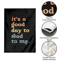 Read To Me Garden Flag Sassy Baby Shower Bookish Little Reader - Wonder Print Shop