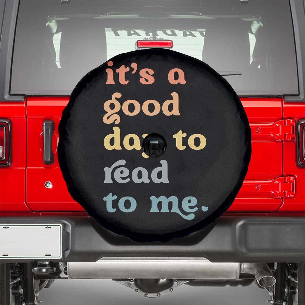 Read To Me Spare Tire Cover Sassy Baby Shower Bookish Little Reader - Wonder Print Shop
