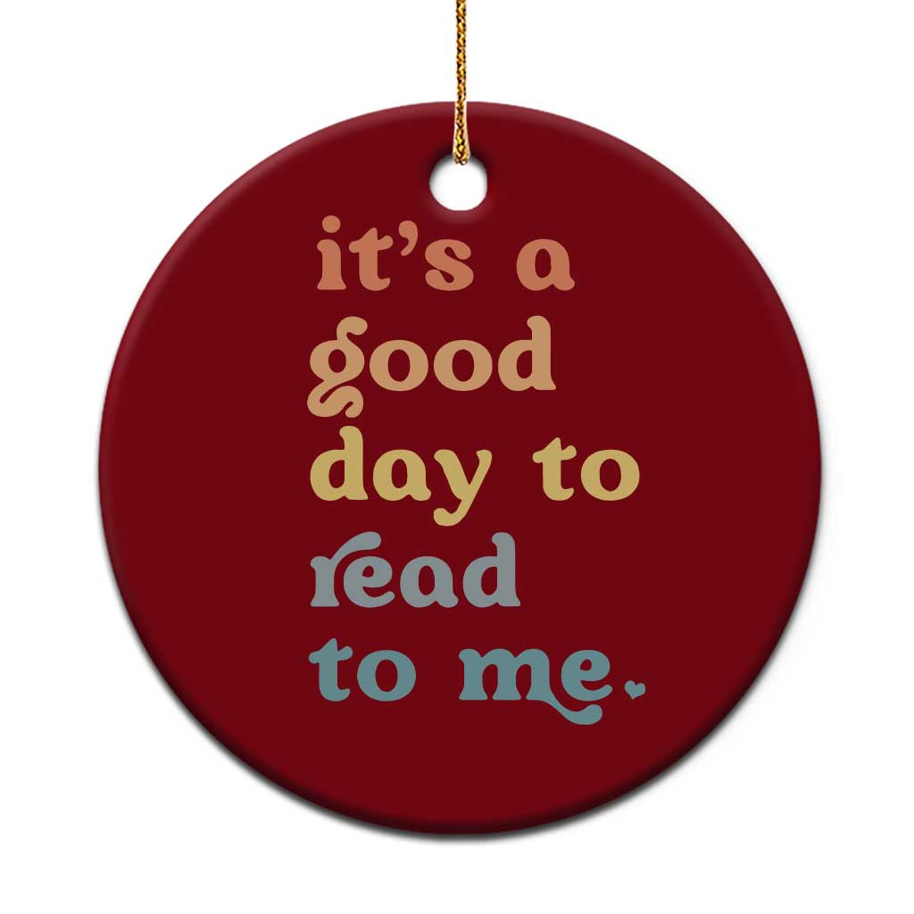 Read To Me Ceramic Ornament Sassy Baby Shower Bookish Little Reader - Wonder Print Shop