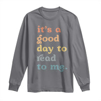 Read To Me Long Sleeve Shirt Sassy Baby Shower Bookish Little Reader - Wonder Print Shop