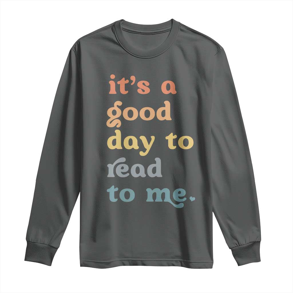 Read To Me Long Sleeve Shirt Sassy Baby Shower Bookish Little Reader - Wonder Print Shop