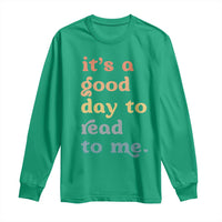 Read To Me Long Sleeve Shirt Sassy Baby Shower Bookish Little Reader - Wonder Print Shop