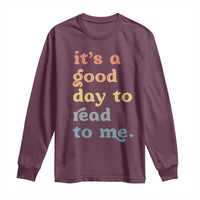 Read To Me Long Sleeve Shirt Sassy Baby Shower Bookish Little Reader - Wonder Print Shop