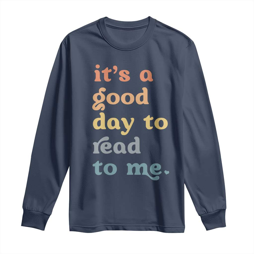 Read To Me Long Sleeve Shirt Sassy Baby Shower Bookish Little Reader - Wonder Print Shop