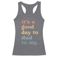 Read To Me Racerback Tank Top Sassy Baby Shower Bookish Little Reader - Wonder Print Shop