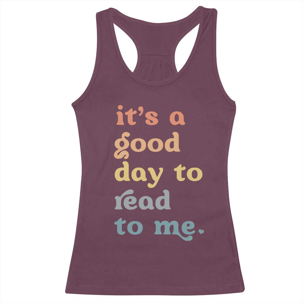 Read To Me Racerback Tank Top Sassy Baby Shower Bookish Little Reader - Wonder Print Shop