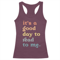 Read To Me Racerback Tank Top Sassy Baby Shower Bookish Little Reader - Wonder Print Shop