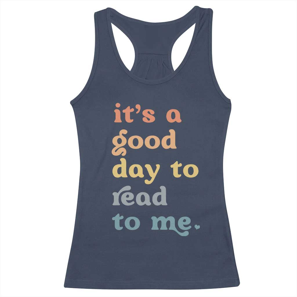 Read To Me Racerback Tank Top Sassy Baby Shower Bookish Little Reader - Wonder Print Shop