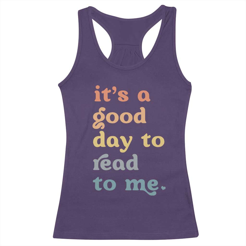Read To Me Racerback Tank Top Sassy Baby Shower Bookish Little Reader - Wonder Print Shop