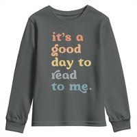 Read To Me Youth Sweatshirt Sassy Baby Shower Bookish Little Reader - Wonder Print Shop