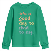 Read To Me Youth Sweatshirt Sassy Baby Shower Bookish Little Reader - Wonder Print Shop