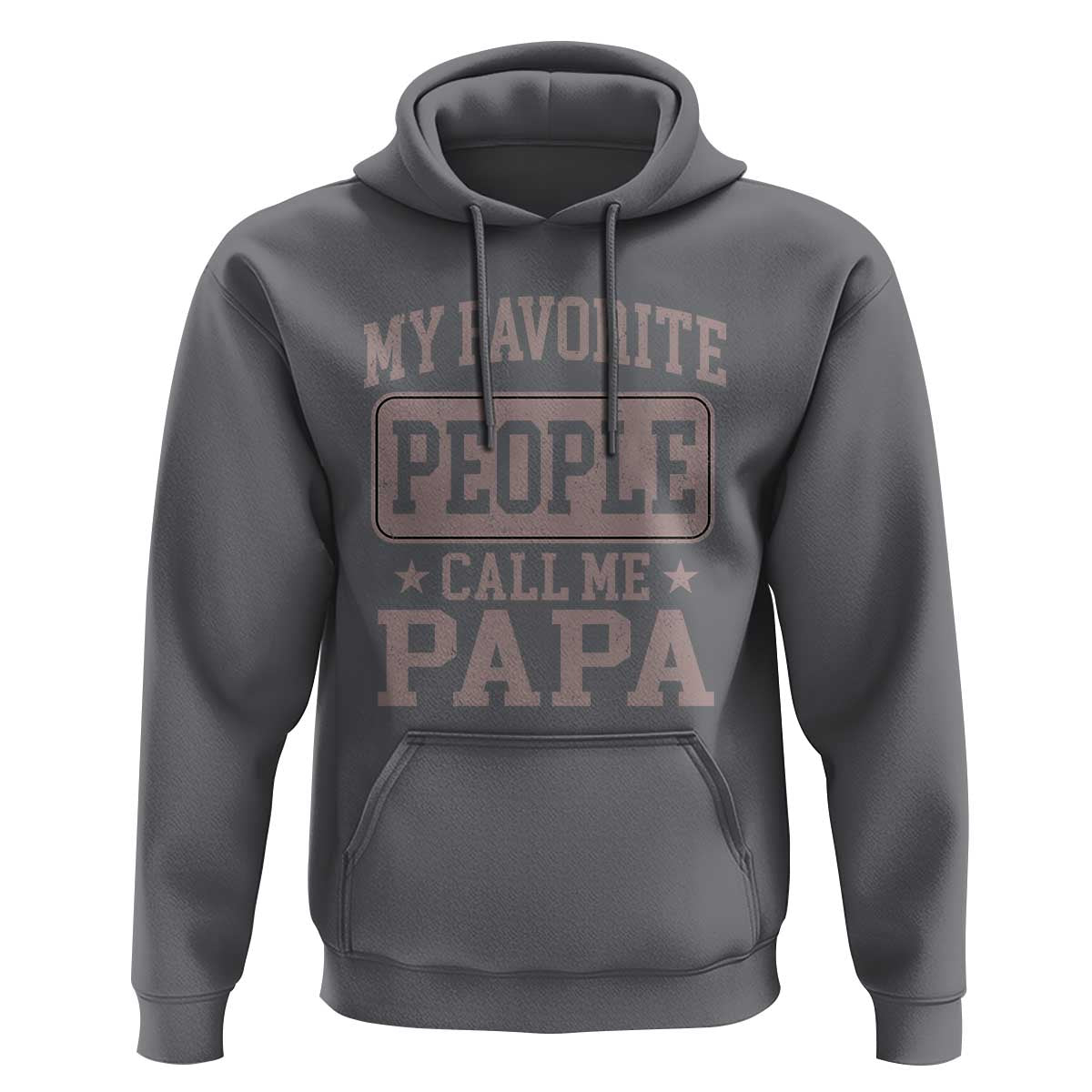 My Favorite People Call Me Papa Hoodie Retro Fathers Day Gift - Wonder Print Shop