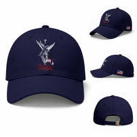 Saint Michael The Archangel Defeating Satan Baseball Cap