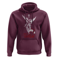 Saint Michael The Archangel Defeating Satan Hoodie