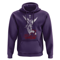 Saint Michael The Archangel Defeating Satan Hoodie
