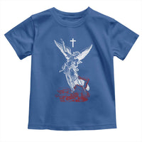 Saint Michael The Archangel Defeating Satan Toddler T Shirt