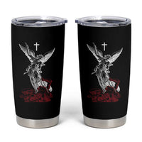 Saint Michael The Archangel Defeating Satan Tumbler Cup