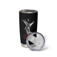 Saint Michael The Archangel Defeating Satan Tumbler Cup
