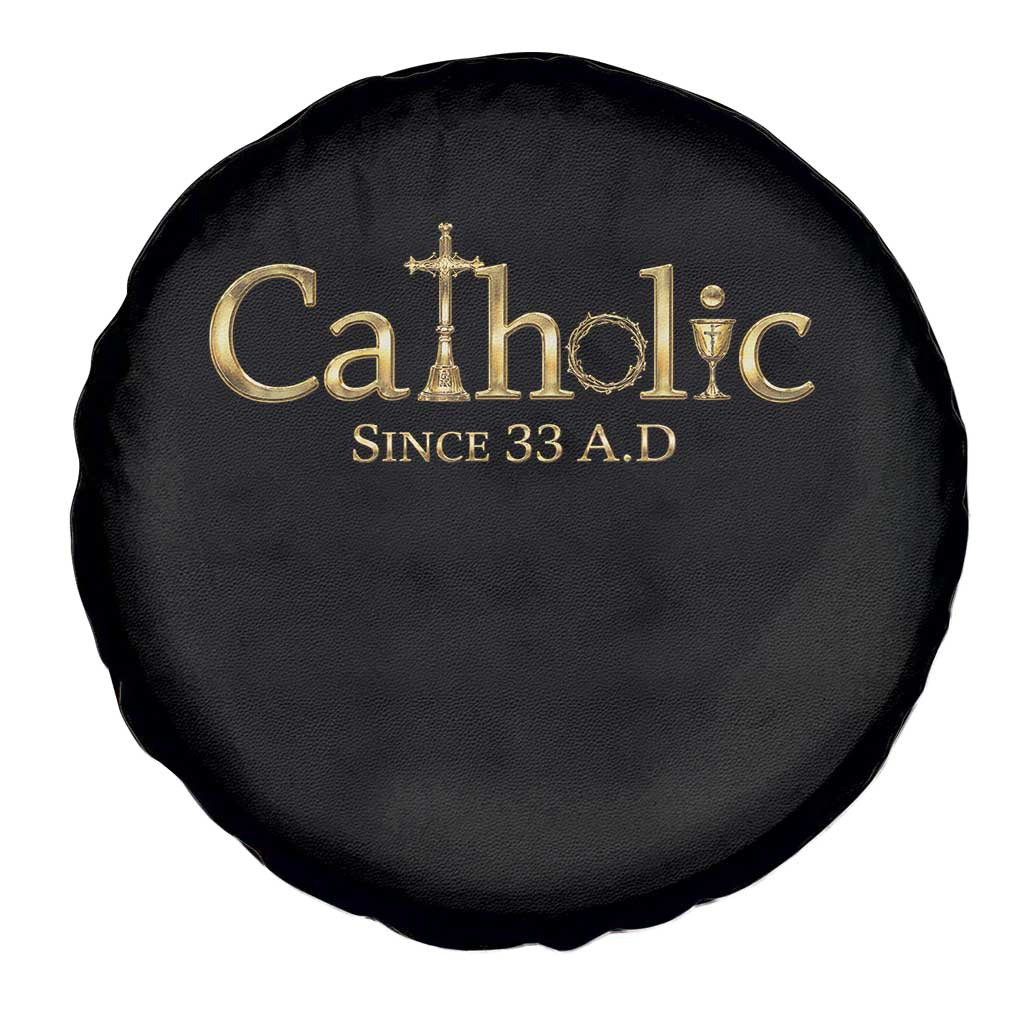 Catholic Since 33 AD Spare Tire Cover Christianity Crucifix Jesus Eucharist