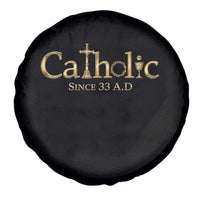 Catholic Since 33 AD Spare Tire Cover Christianity Crucifix Jesus Eucharist