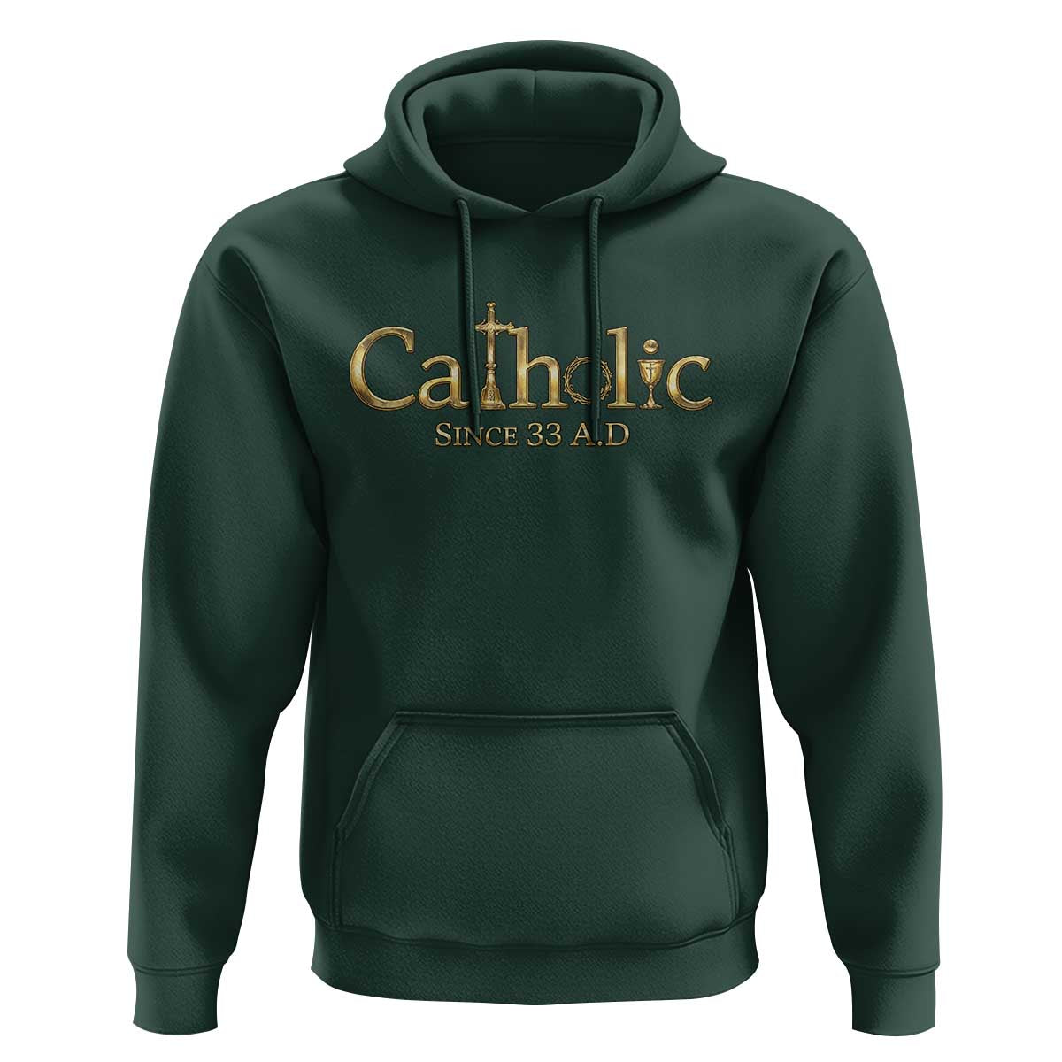 Catholic Since 33 AD Hoodie Christianity Crucifix Jesus Eucharist