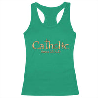 Catholic Since 33 AD Racerback Tank Top Christianity Crucifix Jesus Eucharist