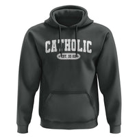 Catholic Since 33 AD Hoodie Vintage Varsity Crucifix Jesus Eucharist Christianity