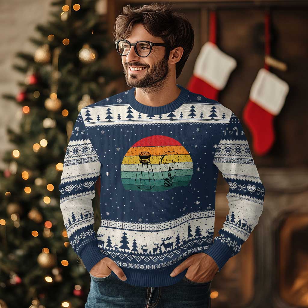 Retro Salt Light Be Ye Salt Christ Ugly Christmas Sweater Bible Verse Christian Worship