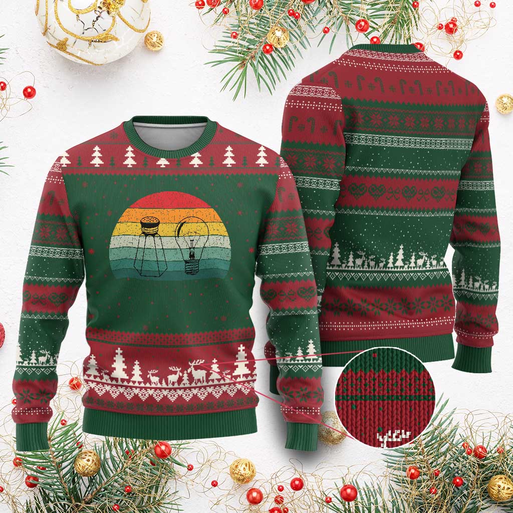 Retro Salt Light Be Ye Salt Christ Ugly Christmas Sweater Bible Verse Christian Worship